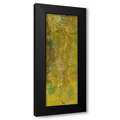 Bamboo Press I Black Modern Wood Framed Art Print with Double Matting by Goldberger, Jennifer