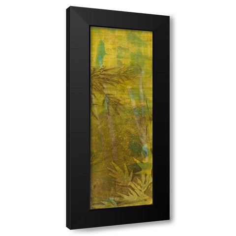 Bamboo Press II Black Modern Wood Framed Art Print with Double Matting by Goldberger, Jennifer