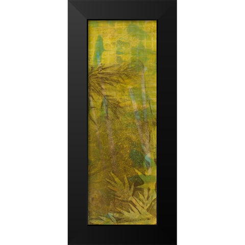 Bamboo Press II Black Modern Wood Framed Art Print by Goldberger, Jennifer