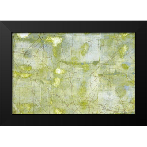 String Theory I Black Modern Wood Framed Art Print by Goldberger, Jennifer