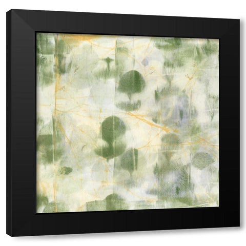 Clover I Black Modern Wood Framed Art Print with Double Matting by Goldberger, Jennifer