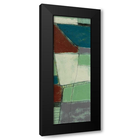 Deconstructed III Black Modern Wood Framed Art Print with Double Matting by Goldberger, Jennifer