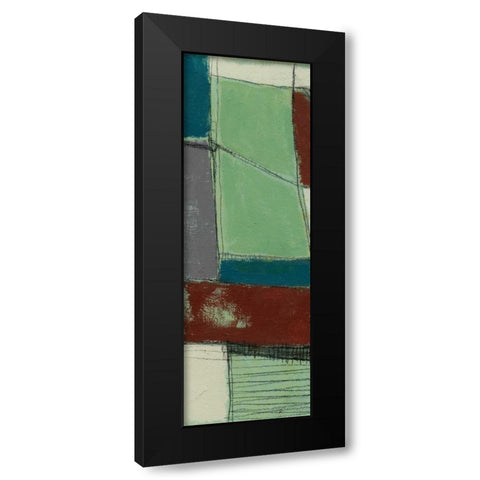 Deconstructed IV Black Modern Wood Framed Art Print with Double Matting by Goldberger, Jennifer