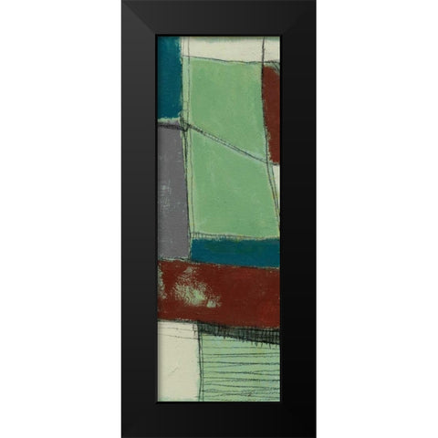 Deconstructed IV Black Modern Wood Framed Art Print by Goldberger, Jennifer