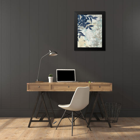 Aquarelle Shadows I Black Modern Wood Framed Art Print by Meagher, Megan