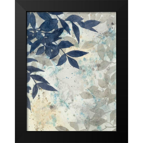 Aquarelle Shadows I Black Modern Wood Framed Art Print by Meagher, Megan