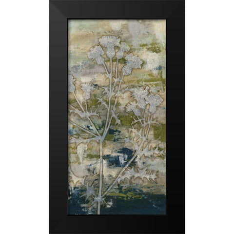 Gossamer Blooms I Black Modern Wood Framed Art Print by Meagher, Megan