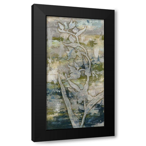 Gossamer Blooms II Black Modern Wood Framed Art Print with Double Matting by Meagher, Megan