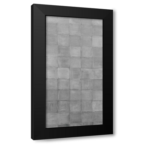 Non-Embellished Grey Scale I Black Modern Wood Framed Art Print with Double Matting by Stramel, Renee W.