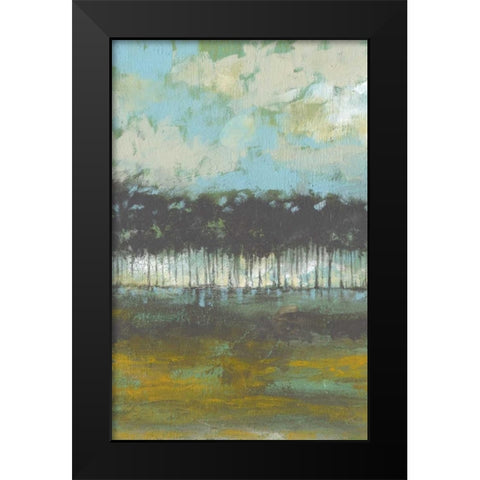 Golden Field I Black Modern Wood Framed Art Print by Goldberger, Jennifer