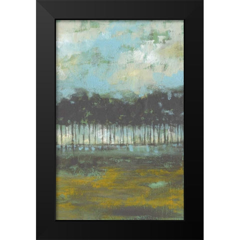 Golden Field II Black Modern Wood Framed Art Print by Goldberger, Jennifer