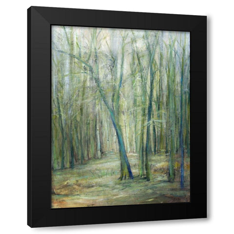 Crossroad II Black Modern Wood Framed Art Print by Crawford, Beverly