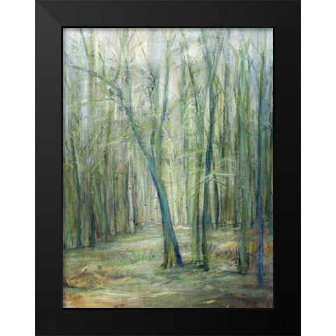 Crossroad II Black Modern Wood Framed Art Print by Crawford, Beverly