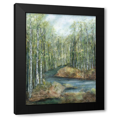 Adventure I Black Modern Wood Framed Art Print by Crawford, Beverly