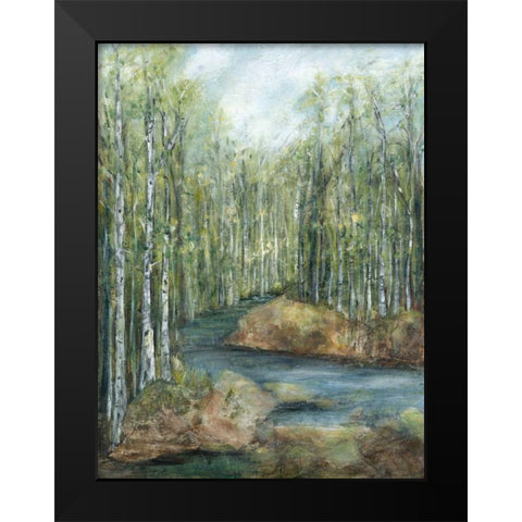 Adventure I Black Modern Wood Framed Art Print by Crawford, Beverly