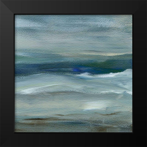 Denim Dance II Black Modern Wood Framed Art Print by Choate, Lisa