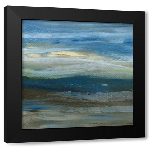 Denim Dance III Black Modern Wood Framed Art Print with Double Matting by Choate, Lisa