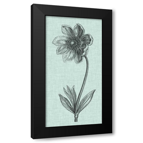 Celadon Beauty II Black Modern Wood Framed Art Print by Vision Studio