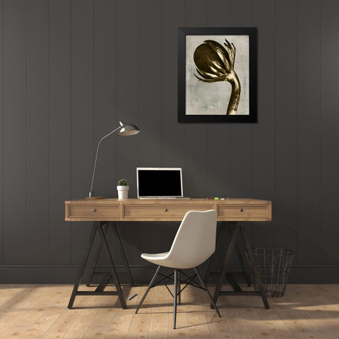 Blossfeldt Redeux III Black Modern Wood Framed Art Print by Vision Studio