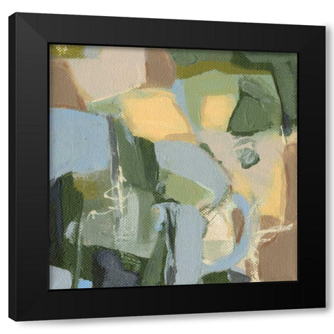 Mist Black Modern Wood Framed Art Print by Long, Christina