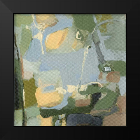 Shine Black Modern Wood Framed Art Print by Long, Christina