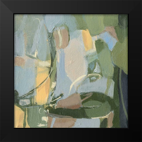 Twinkle Black Modern Wood Framed Art Print by Long, Christina