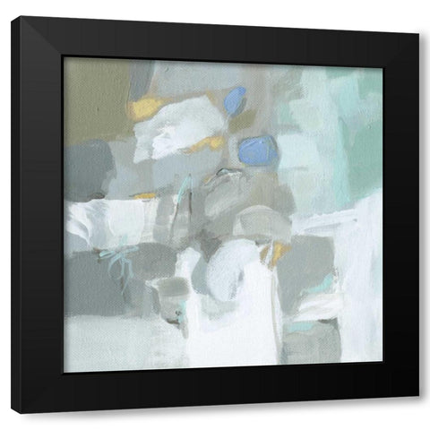 Toasted Coconut Black Modern Wood Framed Art Print with Double Matting by Long, Christina