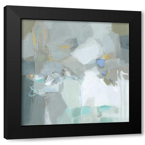 Frosted Flakes Black Modern Wood Framed Art Print by Long, Christina