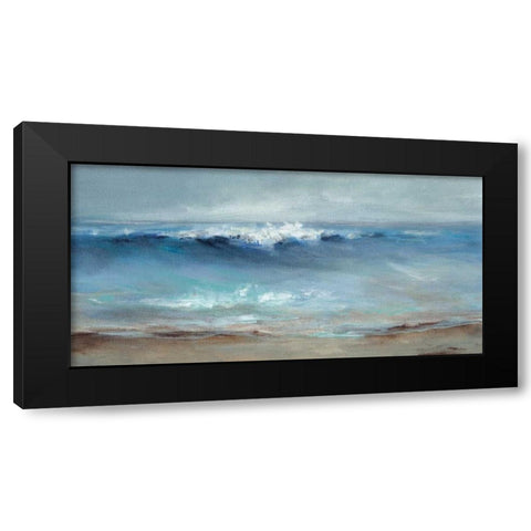Northeast Wind Black Modern Wood Framed Art Print with Double Matting by Long, Christina