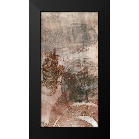 Layered Filigree I Black Modern Wood Framed Art Print by Goldberger, Jennifer