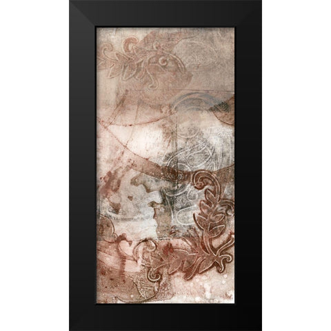 Layered Filigree II Black Modern Wood Framed Art Print by Goldberger, Jennifer