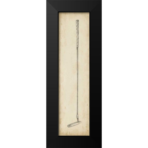 Vintage Golf Clubs I Black Modern Wood Framed Art Print by Harper, Ethan