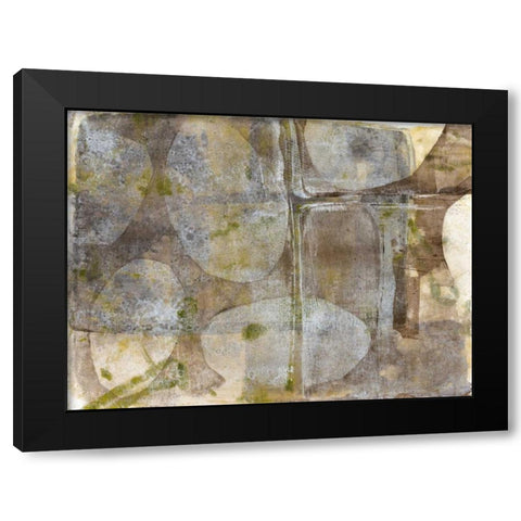 River Rock III Black Modern Wood Framed Art Print with Double Matting by Goldberger, Jennifer