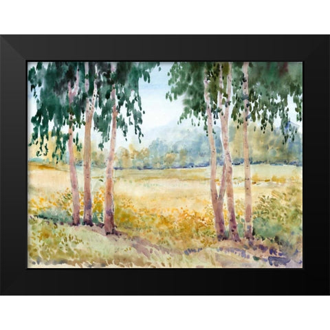 Luminous Meadow II Black Modern Wood Framed Art Print by OToole, Tim