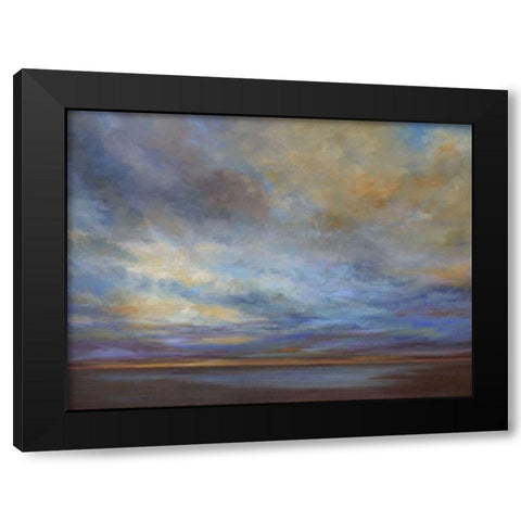 Coastal Clouds I Black Modern Wood Framed Art Print with Double Matting by Finch, Sheila