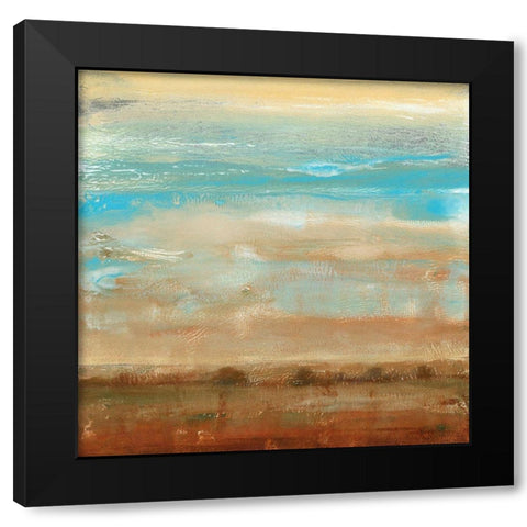 Landscape Impressions II Black Modern Wood Framed Art Print with Double Matting by OToole, Tim