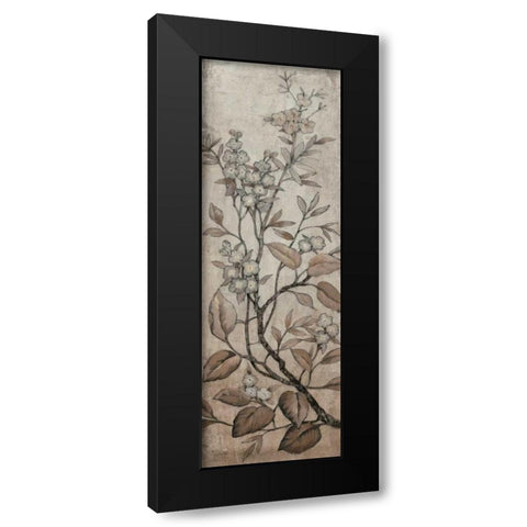 Branch and Blossoms I Black Modern Wood Framed Art Print with Double Matting by OToole, Tim