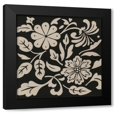 Ginter Charcoal I Black Modern Wood Framed Art Print with Double Matting by Zarris, Chariklia