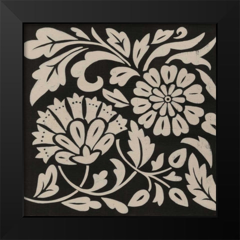 Ginter Charcoal II Black Modern Wood Framed Art Print by Zarris, Chariklia