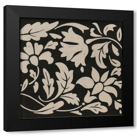 Ginter Charcoal III Black Modern Wood Framed Art Print with Double Matting by Zarris, Chariklia