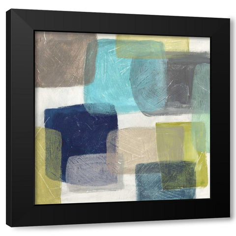 Transparency I Black Modern Wood Framed Art Print by Meagher, Megan