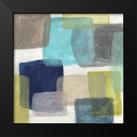 Transparency I Black Modern Wood Framed Art Print by Meagher, Megan