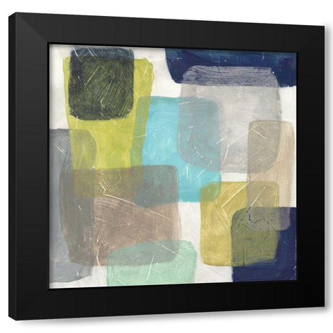 Transparency II Black Modern Wood Framed Art Print with Double Matting by Meagher, Megan