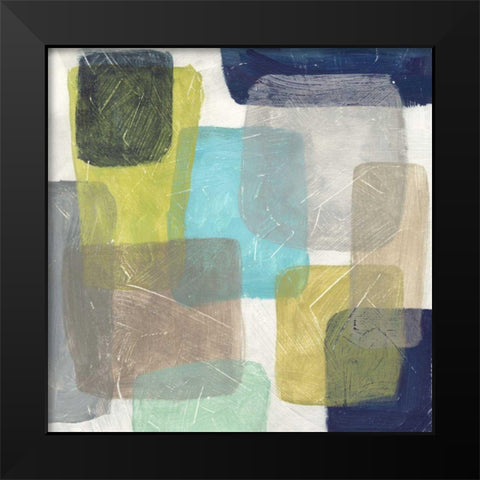 Transparency II Black Modern Wood Framed Art Print by Meagher, Megan