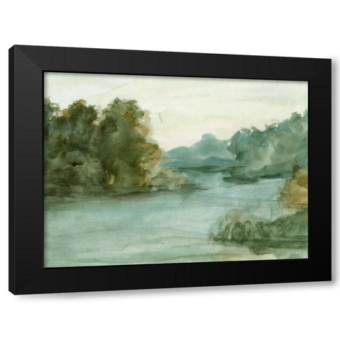 Watercolour Sketchbook I Black Modern Wood Framed Art Print by Harper, Ethan