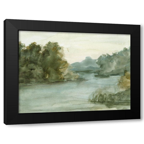Watercolour Sketchbook I Black Modern Wood Framed Art Print by Harper, Ethan