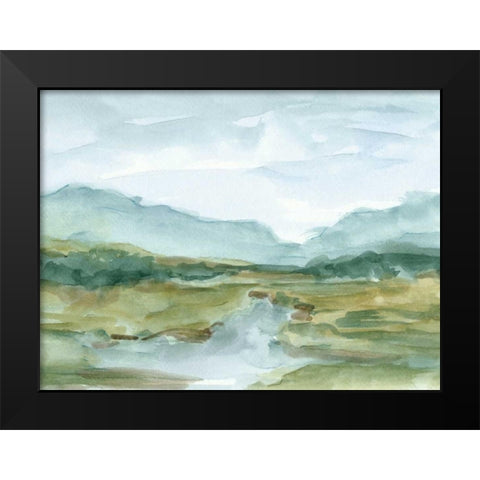 Watercolour Sketchbook IV Black Modern Wood Framed Art Print by Harper, Ethan