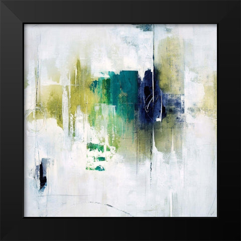 Divine Compass Black Modern Wood Framed Art Print by Edmunds, Sydney