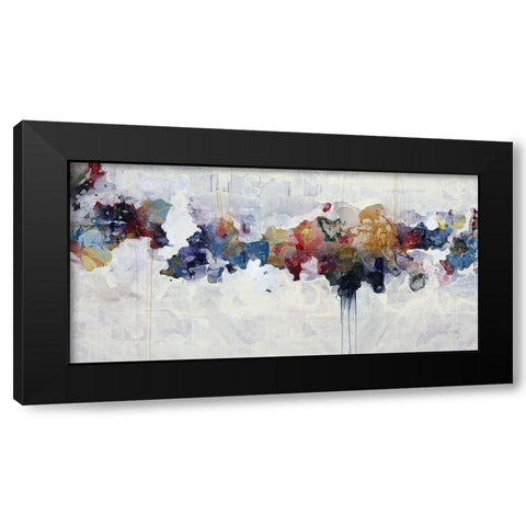 Odd Water Black Modern Wood Framed Art Print with Double Matting by Taylor, Kari