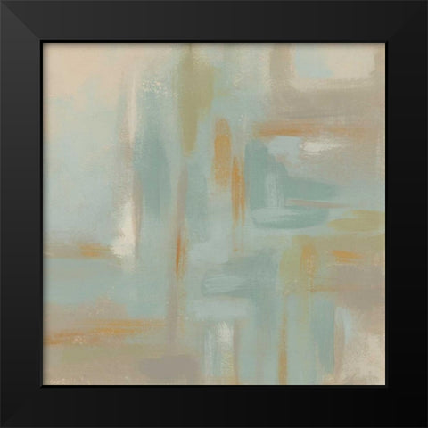 Mirage II Black Modern Wood Framed Art Print by Vess, June Erica